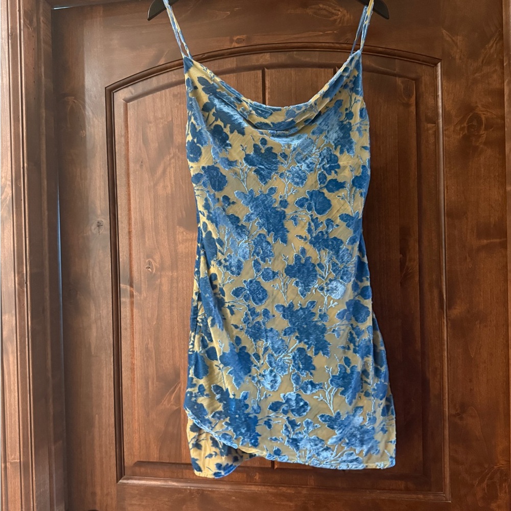 NWT Cloud Ten Burnout Velvet Slip Dress